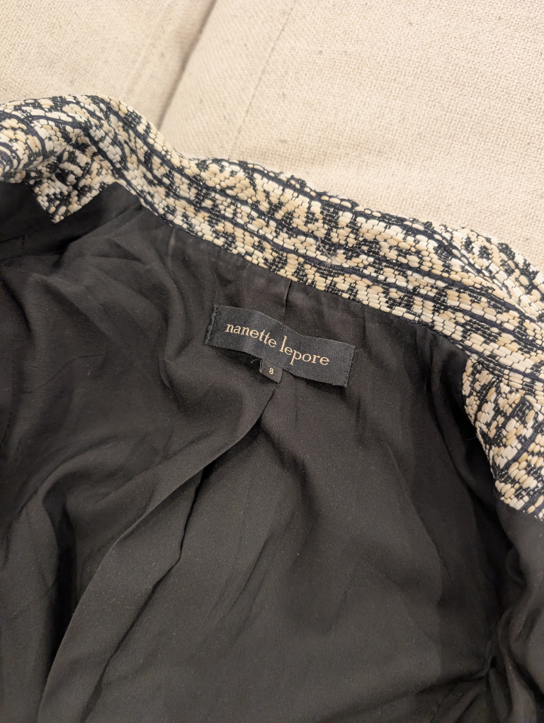Nanette Lepore Tweed Blazer - Size 8 - photo 5