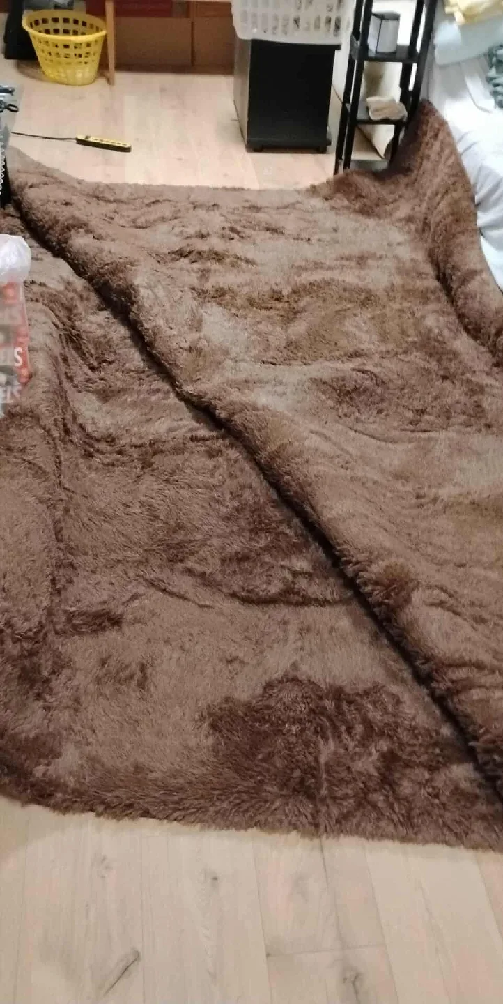 Brown Shag Rug image indicator(3)