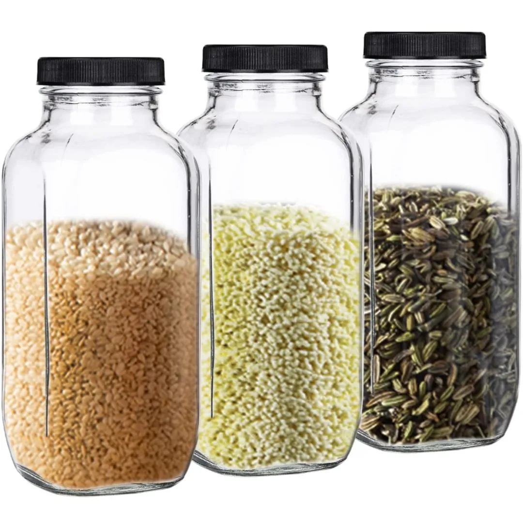 17 oz Glass Spice Jars - Set of 11 image indicator(8)