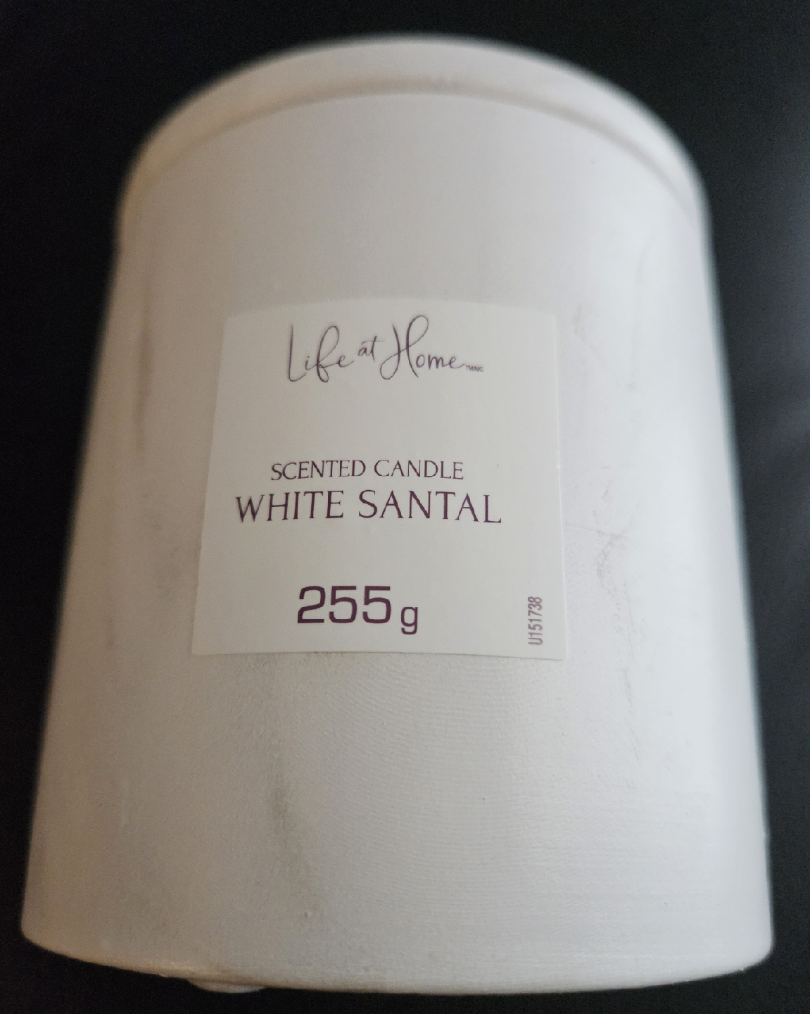 🧡Brand New Life at Home White Santal Scented Candle (255g)
