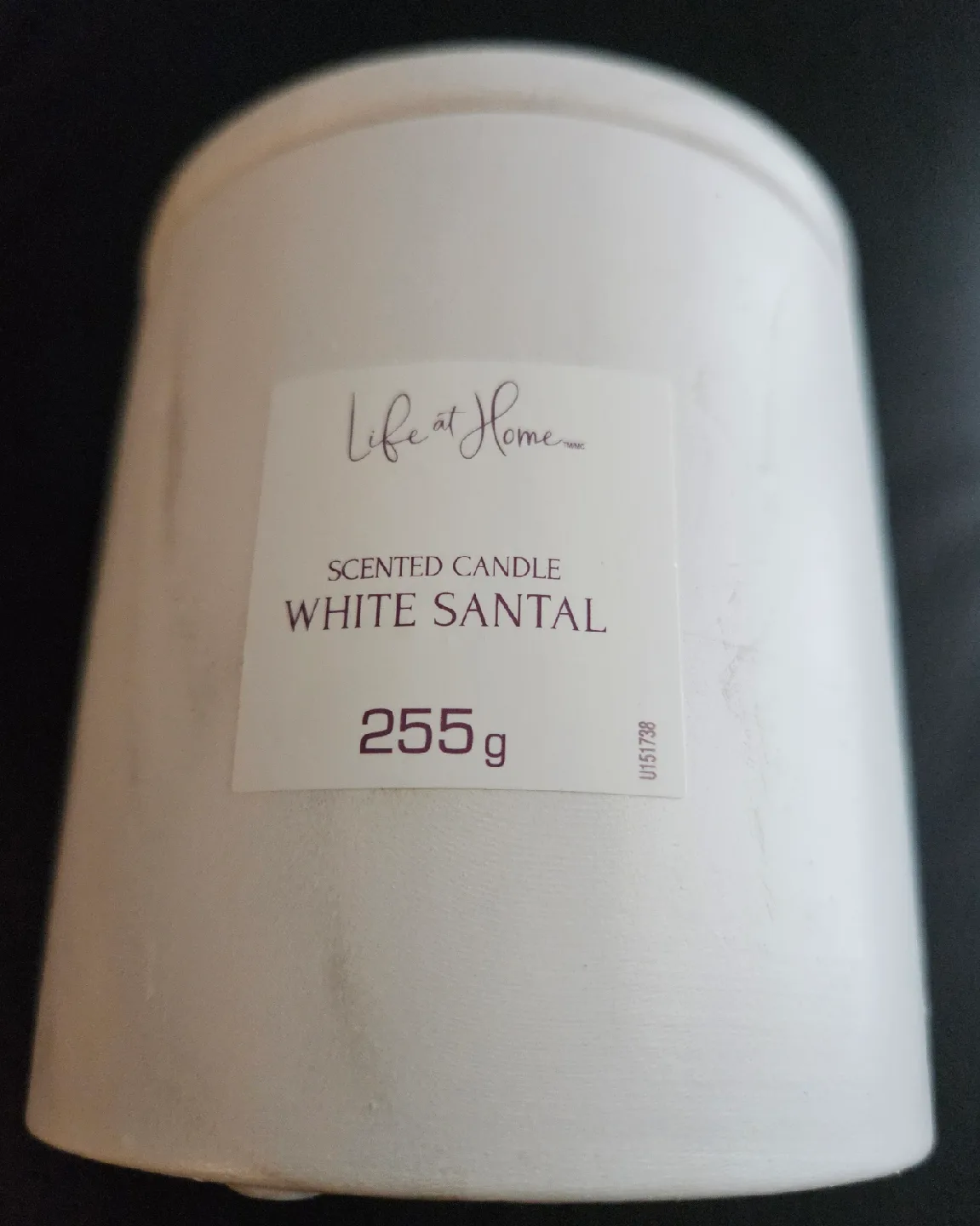 🧡Brand New Life at Home White Santal Scented Candle (255g) thumbnail