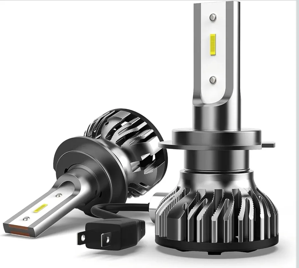 H7 LED Headlight Bulb 10000lm 6000K Cool White Conversion Kit