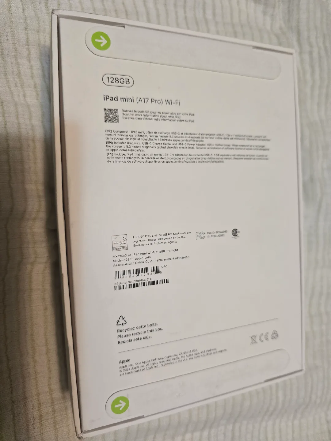 Apple iPad mini (A17 Pro) Wi-Fi 128GB - Brand New in Box image indicator(2)