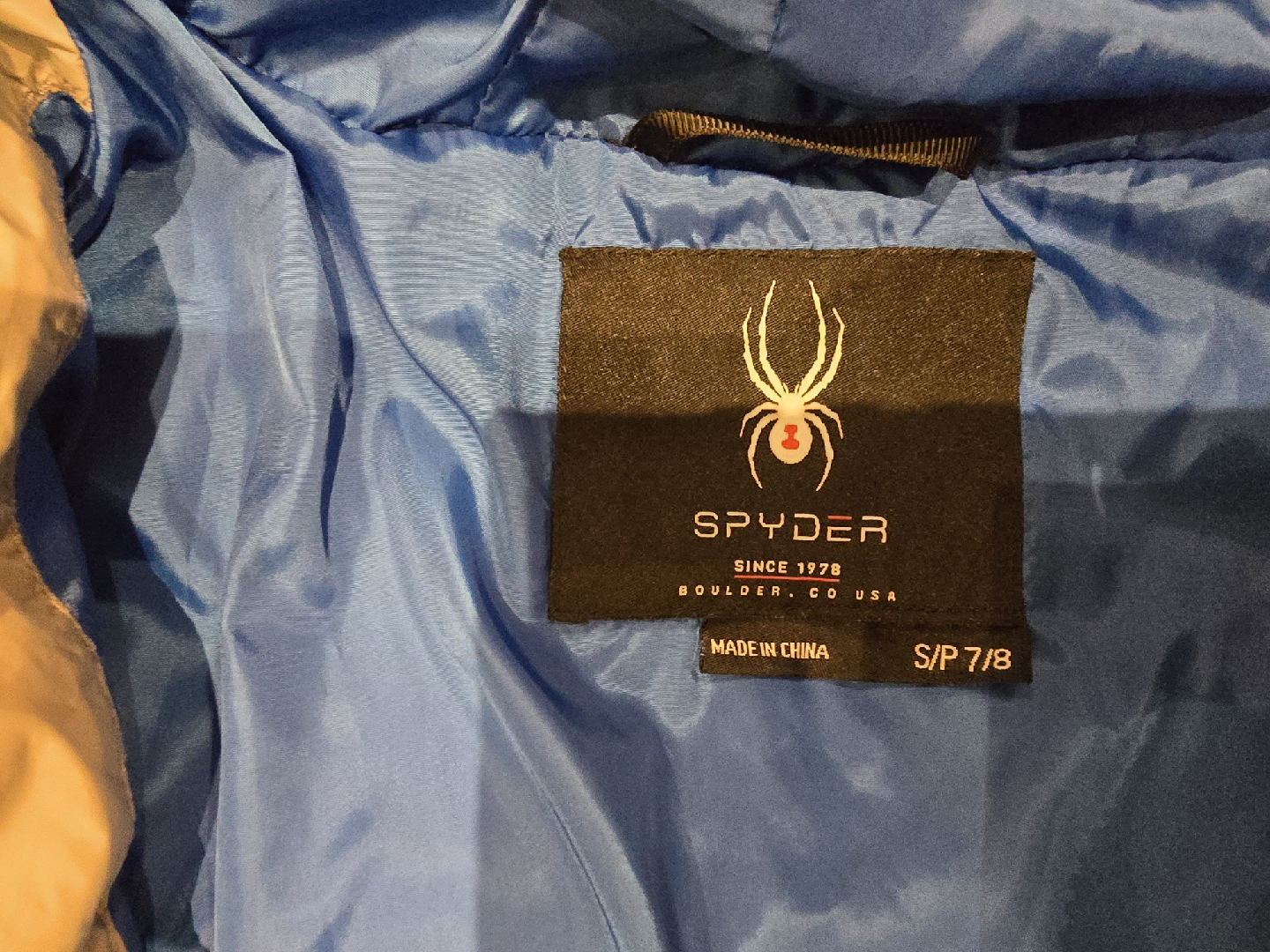 Spyder Puffer Jacket - Size S (7/8) - photo 2