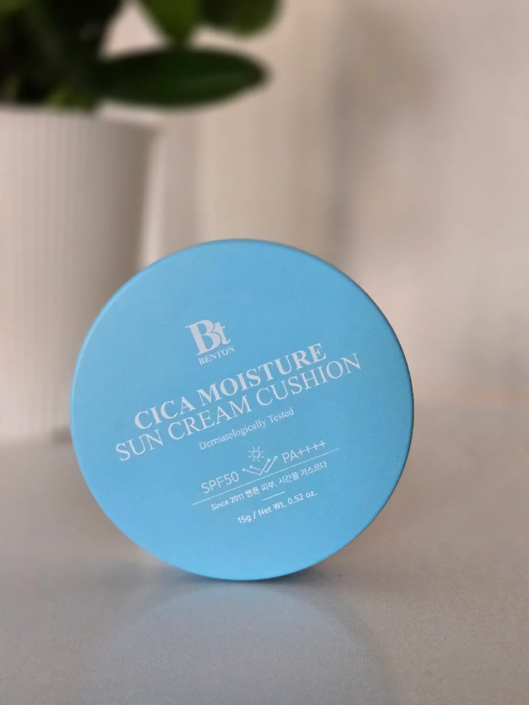 New Benton Cica Moisture Sun Cream Cushion SPF50 Korean skincare thumbnail