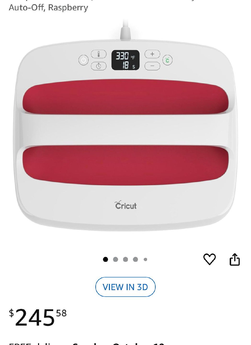 Cricut Easy Press 2 Raspberry