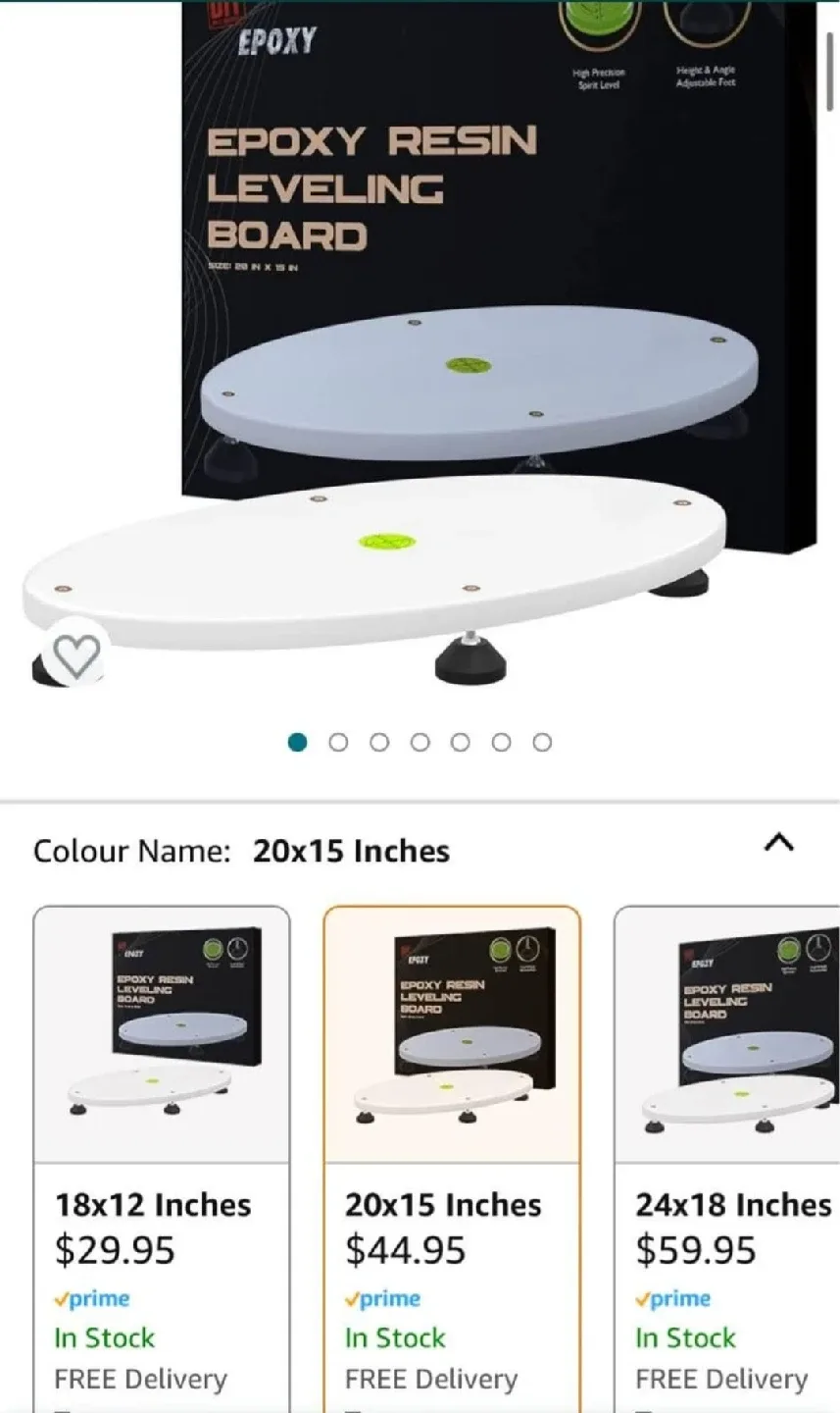 DIY Epoxy Resin Leveling Board 20x15 Inches image indicator(2)