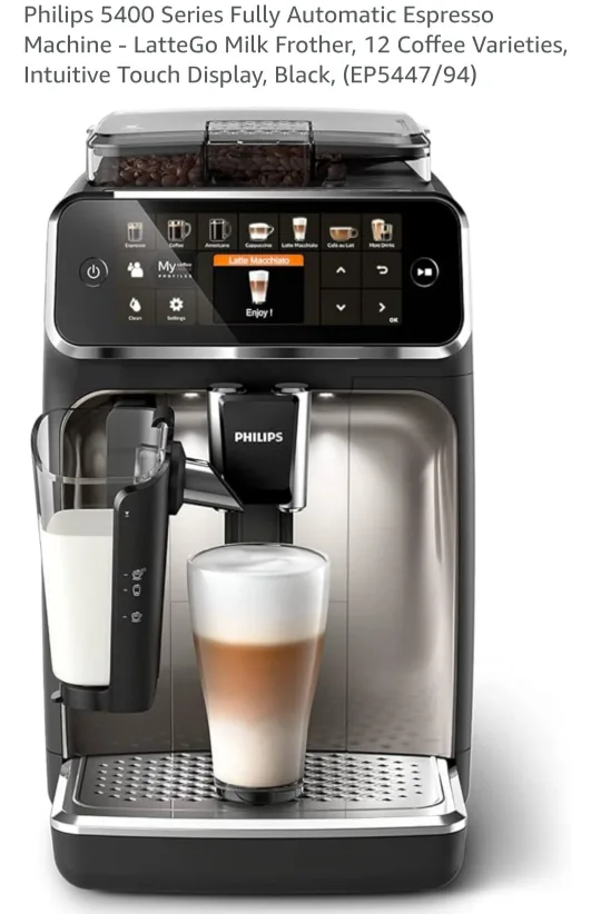 Philips 5400 LatteGo Espresso Machine thumbnail
