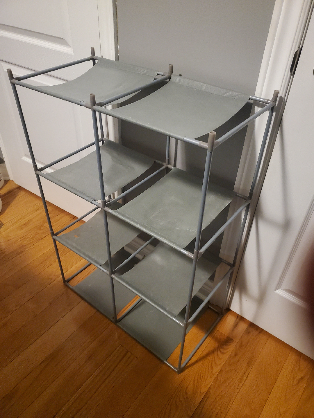 Grey 4-Tier or 6-Tier Shelving Unit