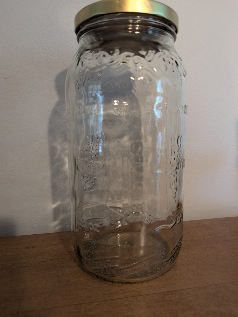 Vlasic Farms Glass Canister 80 oz