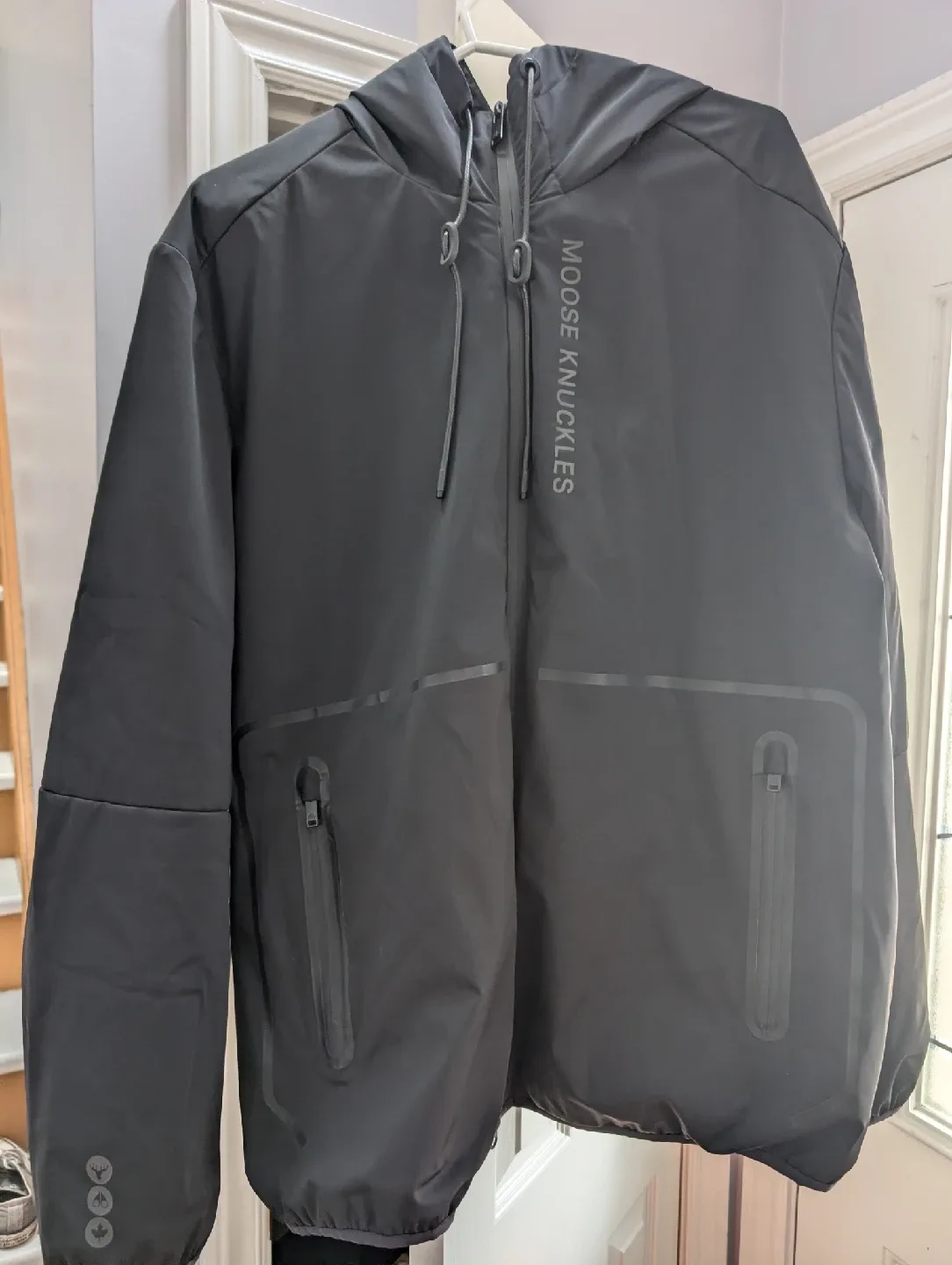 Moose Knuckles Black Jacket image indicator(4)