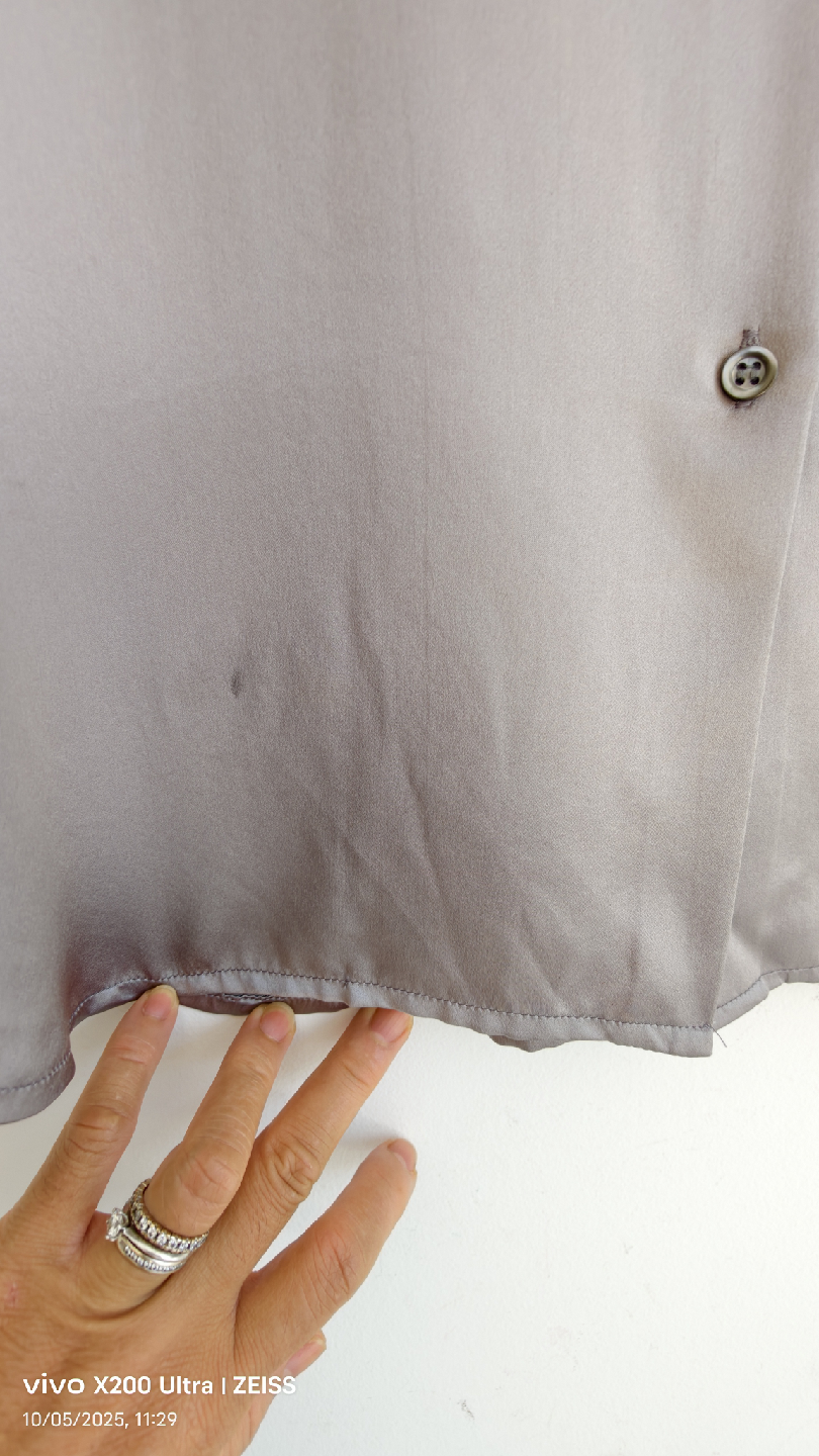 J. Crew 100% Silk Button-Up Shirt - Size L - photo 4