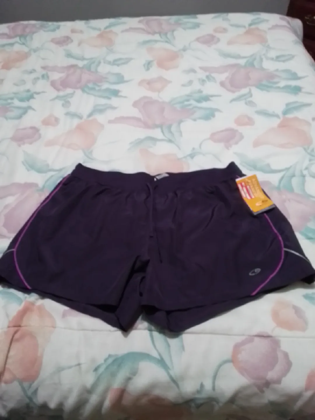 Womens Champion Purple Running Shorts size xlarge thumbnail
