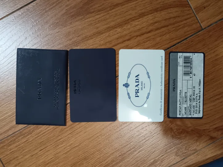 Prada Saffiano Metal Bluette Wallet image indicator(9)