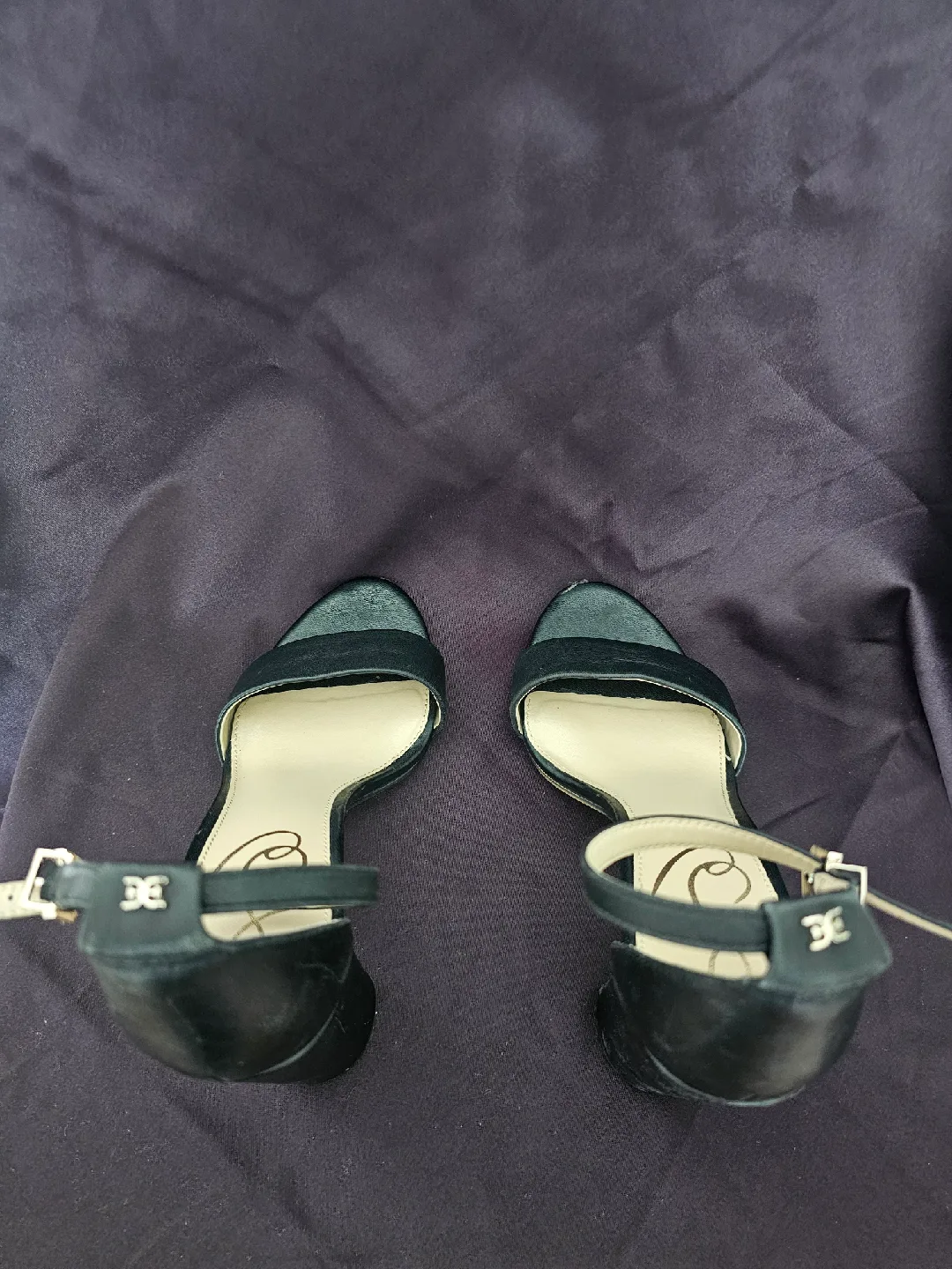 LIKE NEW - Sam Edelman Black Strappy Heels, Size 5.5 image indicator(8)