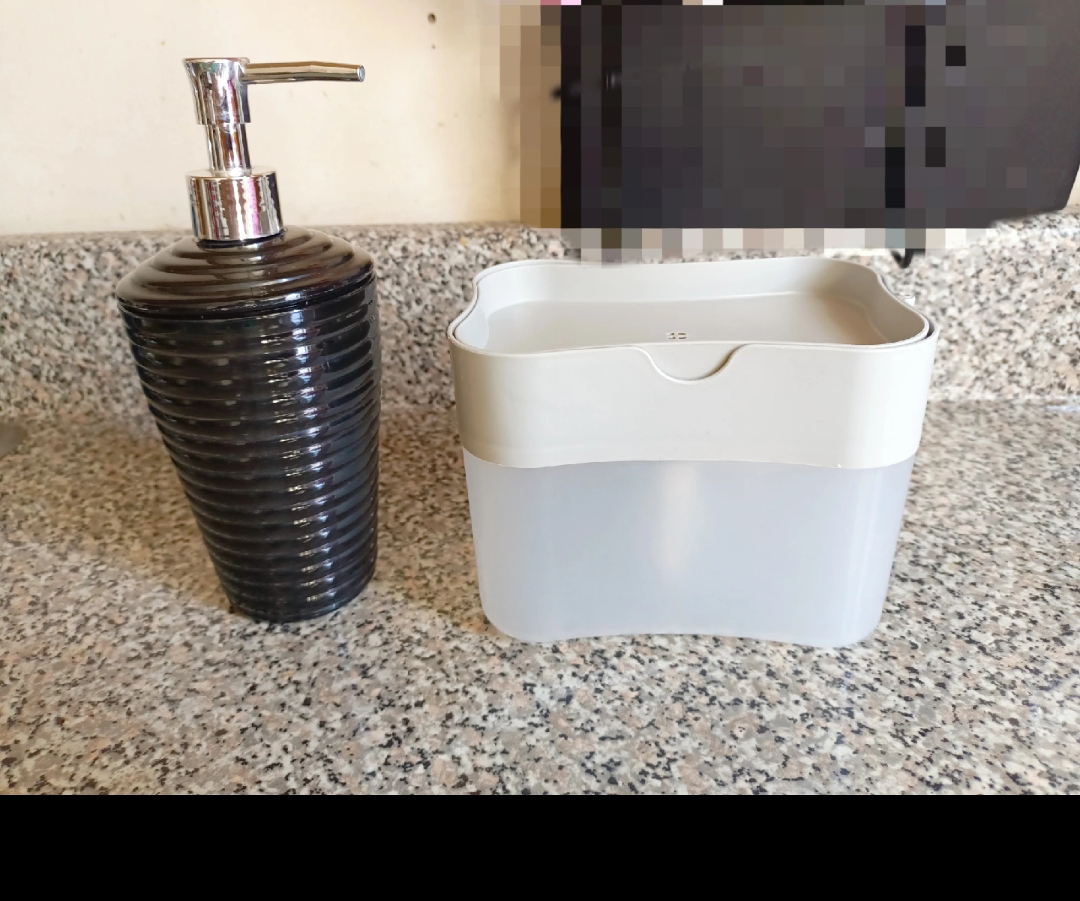 Soap Dispenser and Sponge Holder Set 🧡 - photo 2