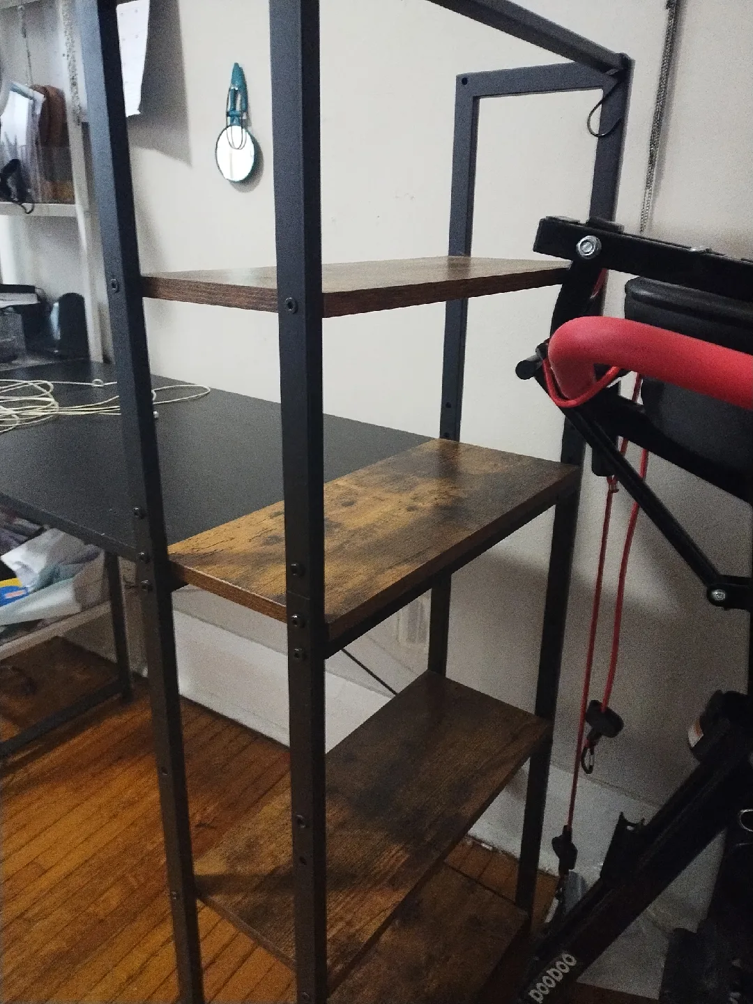 Computer Desk with 4 Tier Shelves image indicator(2)