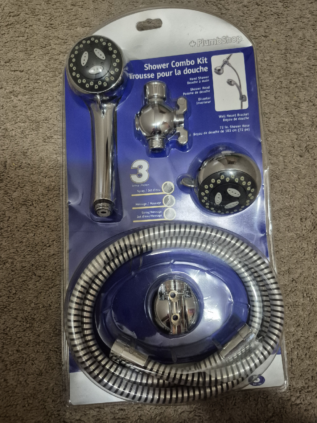 Plumbshop Shower Combo Kit - New in Package