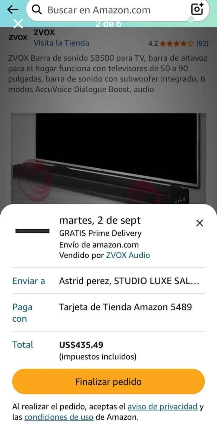 ZVOX SB500 Voice  Sound Bar - Black image indicator(8)