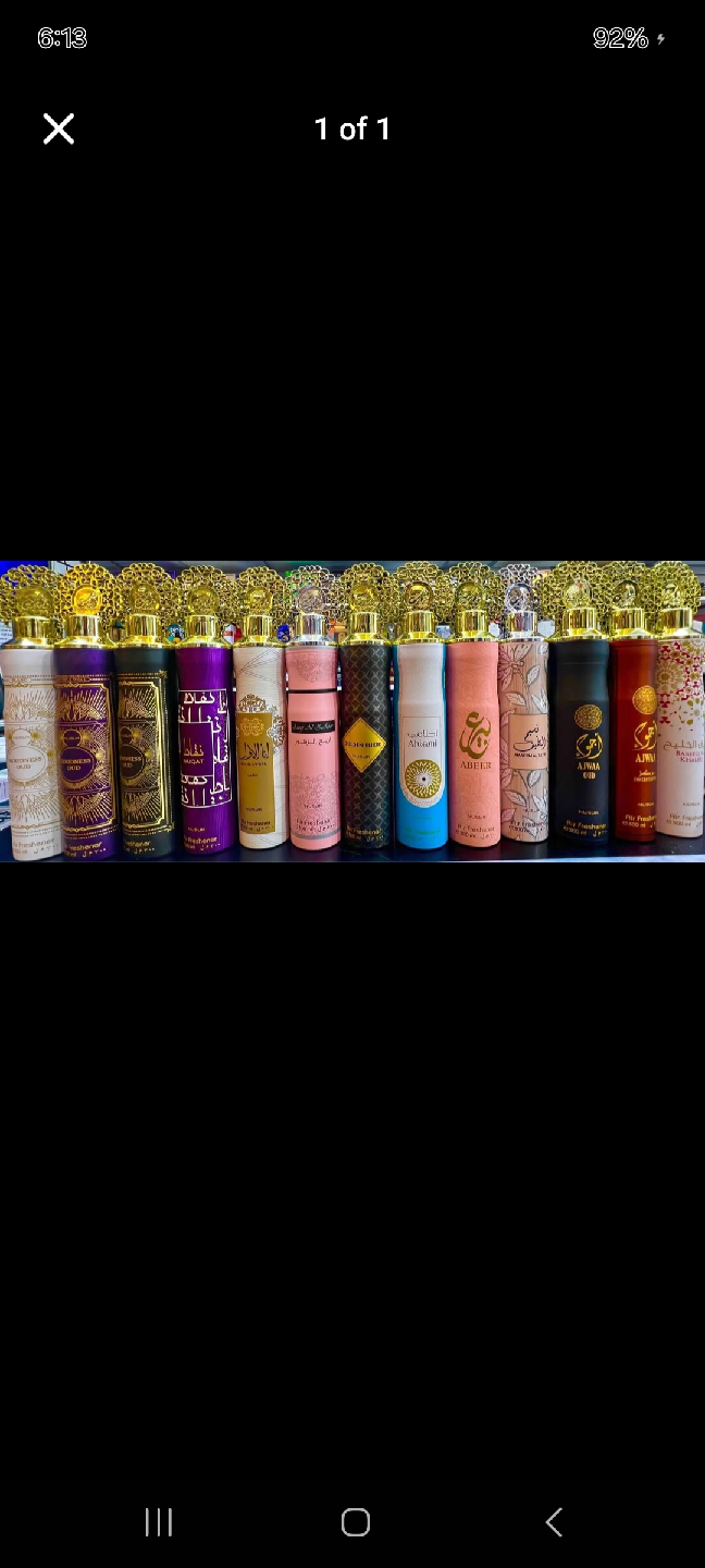 Assorted Ajmal, Ahlamai, Abeer Room Fresheners