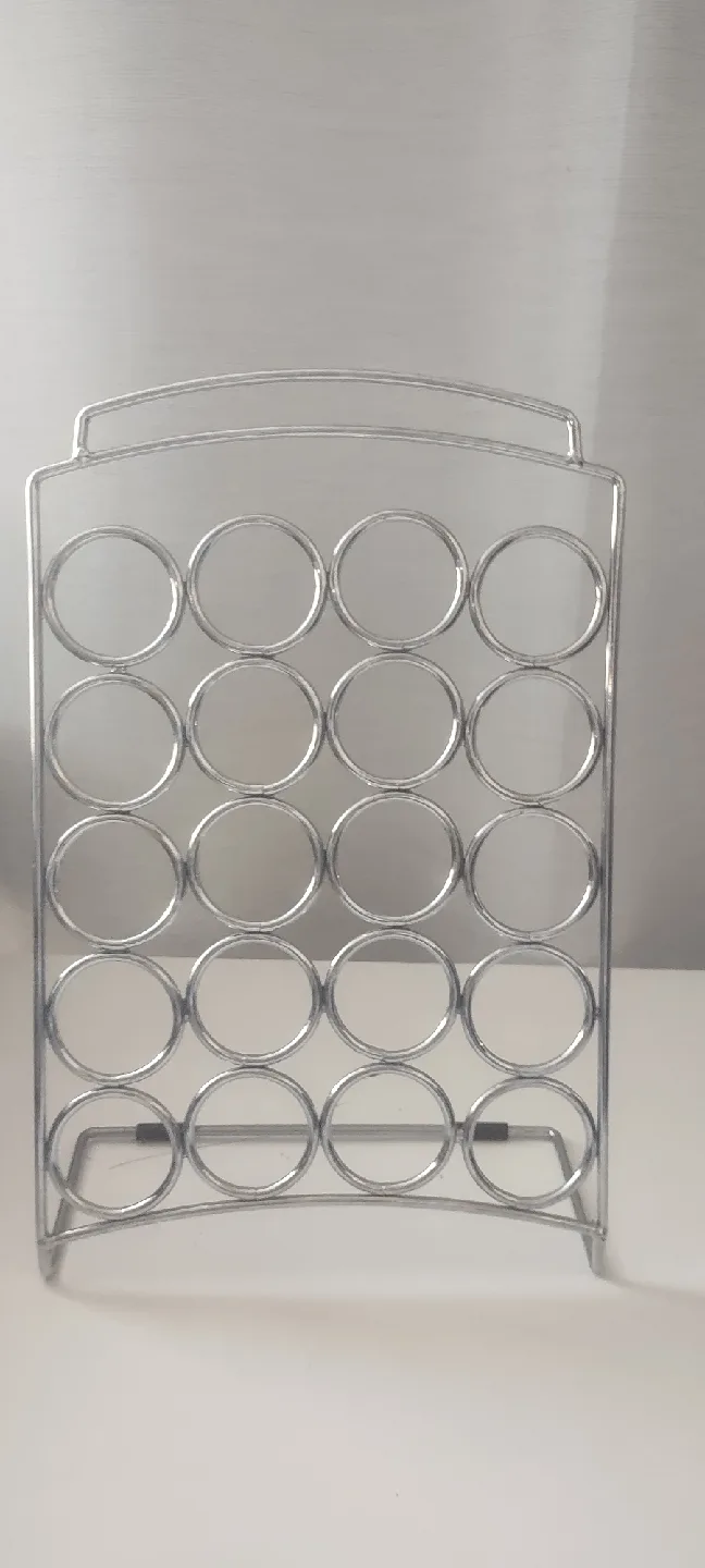 Vintage Steel 20-Jar Spice Rack image indicator(5)