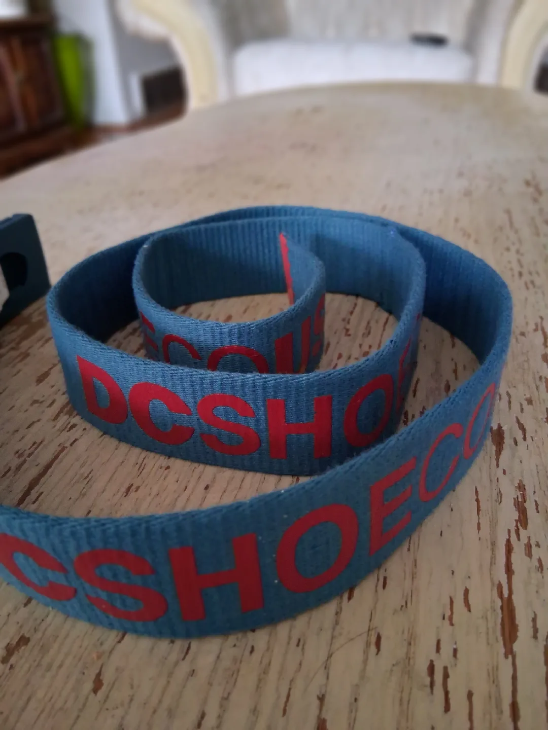 DC Shoes Belt - Blue with Red Logo image indicator(2)