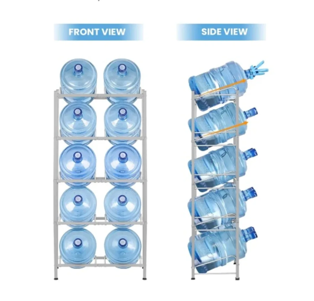 NEW MOOACE 5 Gallon Water Jug Rack - Holds 10 Bottles image indicator(4)