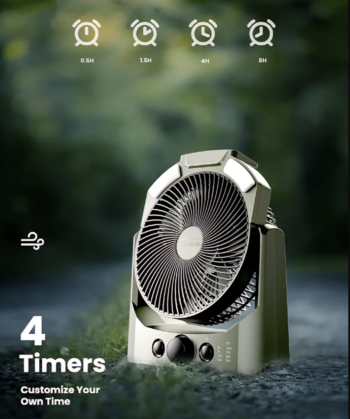 Comoistar D Battery Powered Camping Fan - photo 2
