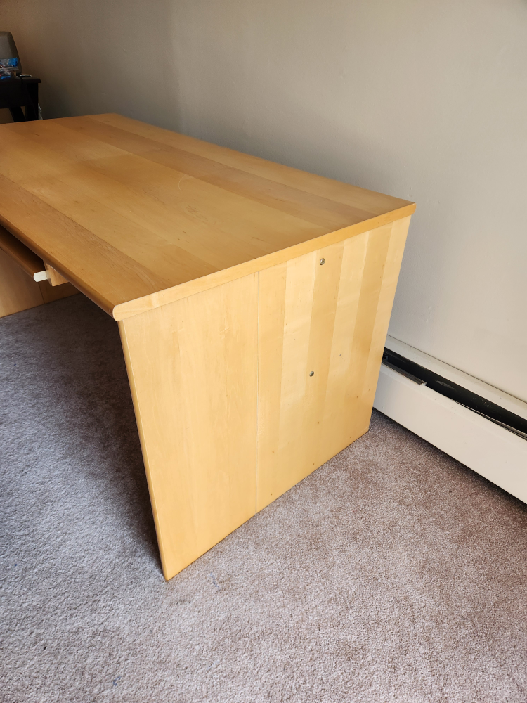 Wooden Desk with Pull-Out Tray - photo 5