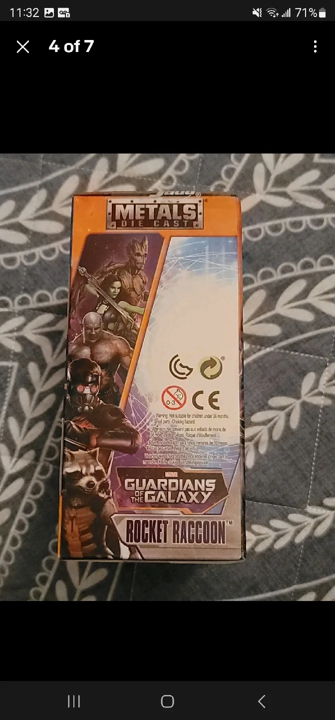 Jada Metals Die Cast Guardians of the Galaxy Rocket Raccoon image indicator(4)