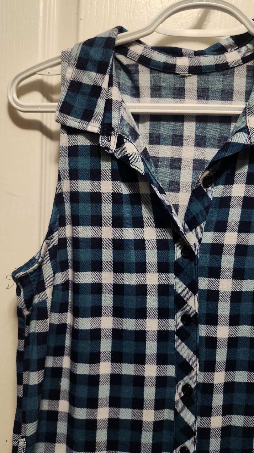 Sleeveless Plaid Dress sime Medium - photo 2