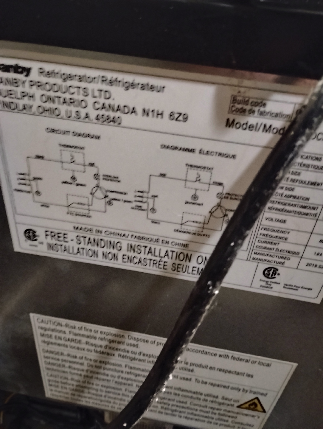 Danby Designer Refrigerator - photo 2