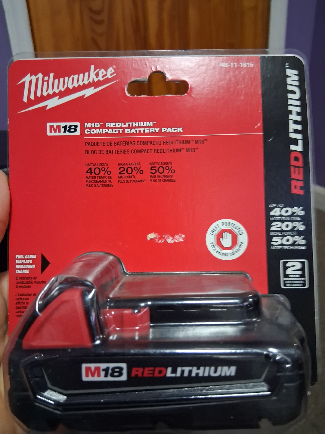 Milwaukee M18 REDLITHIUM Compact Battery Pack