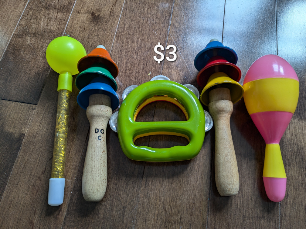 Toddler Musical Instruments - $3