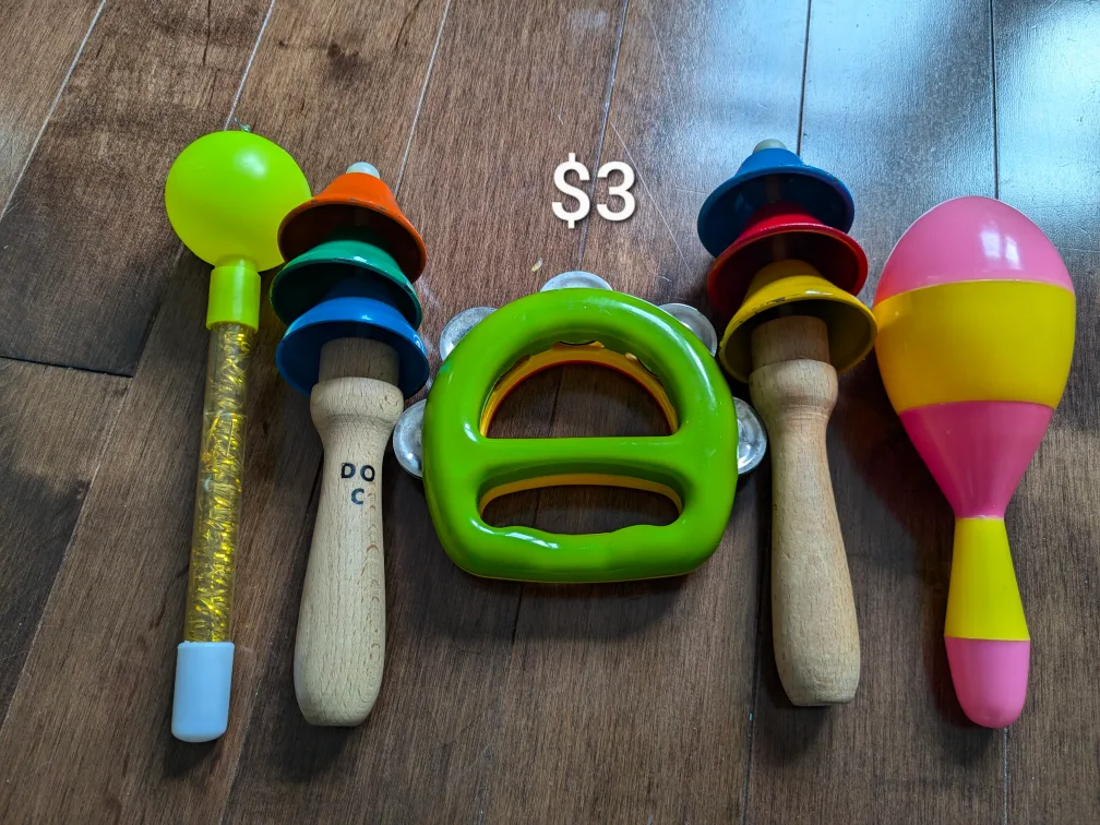 Toddler Musical Instruments - $3