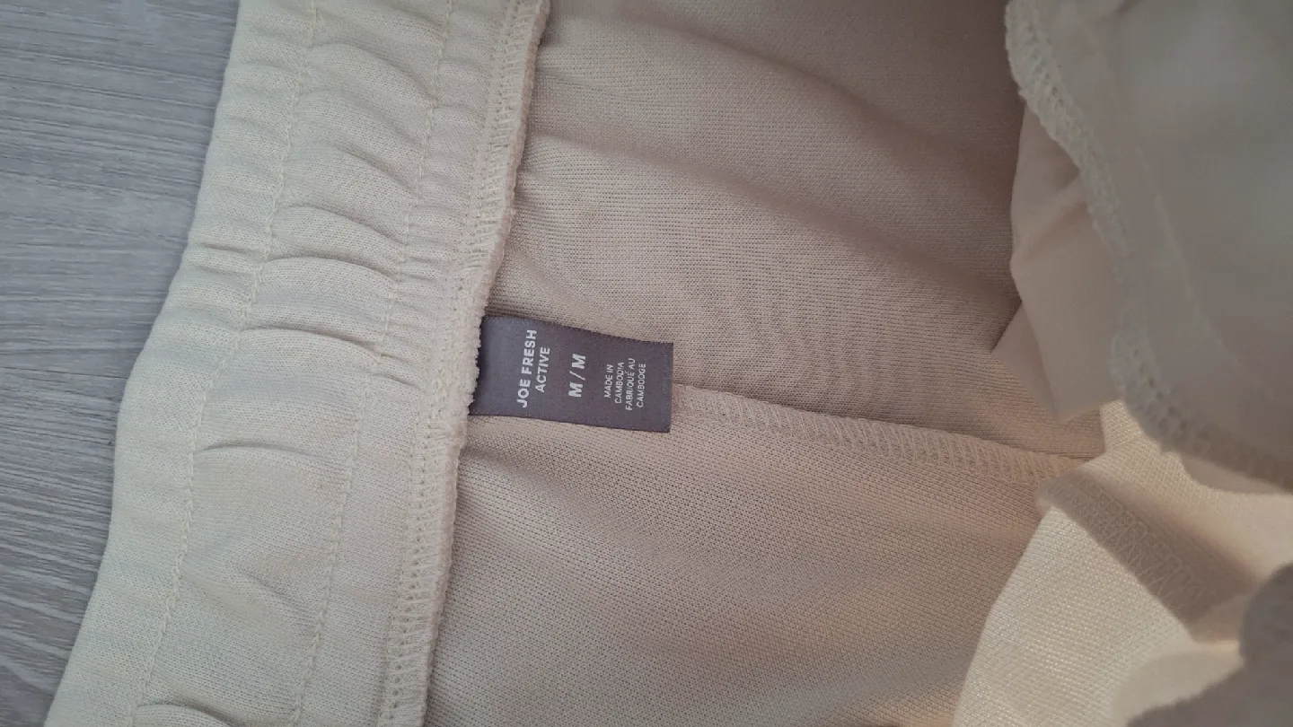 Joe Fresh Active Beige Track Pants - Size M image indicator(3)