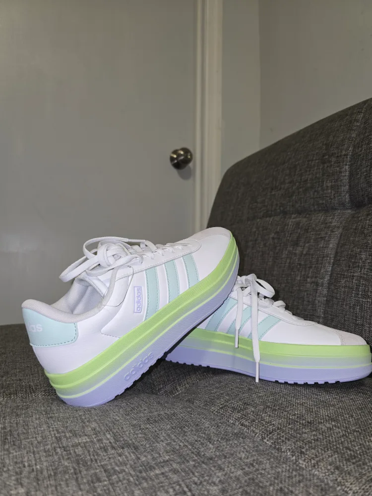 Adidas Court Platform Shoes - White/Pastel image indicator(2)