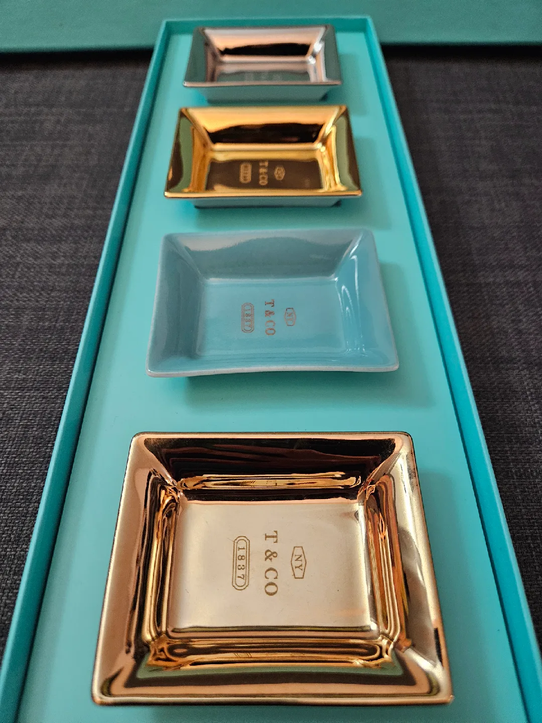 Tiffany & Co. 1837 Porcelain Catchall Set thumbnail