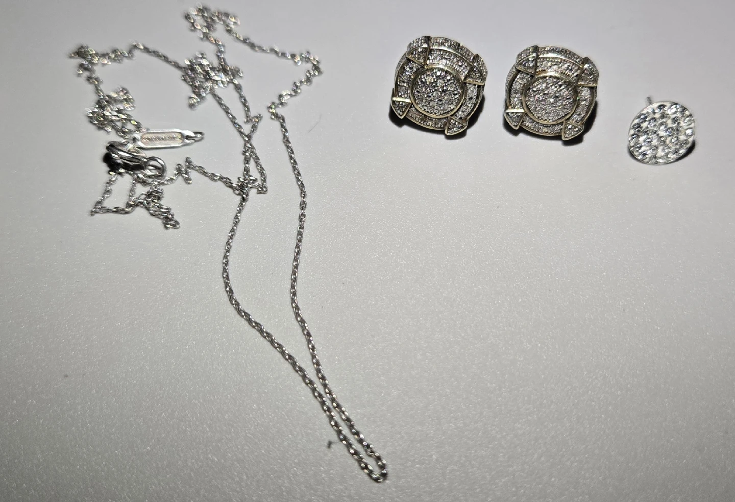 silver earrings - photo 2