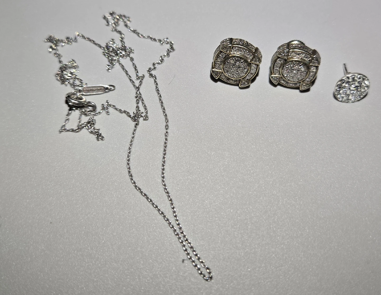 silver earrings - photo 3