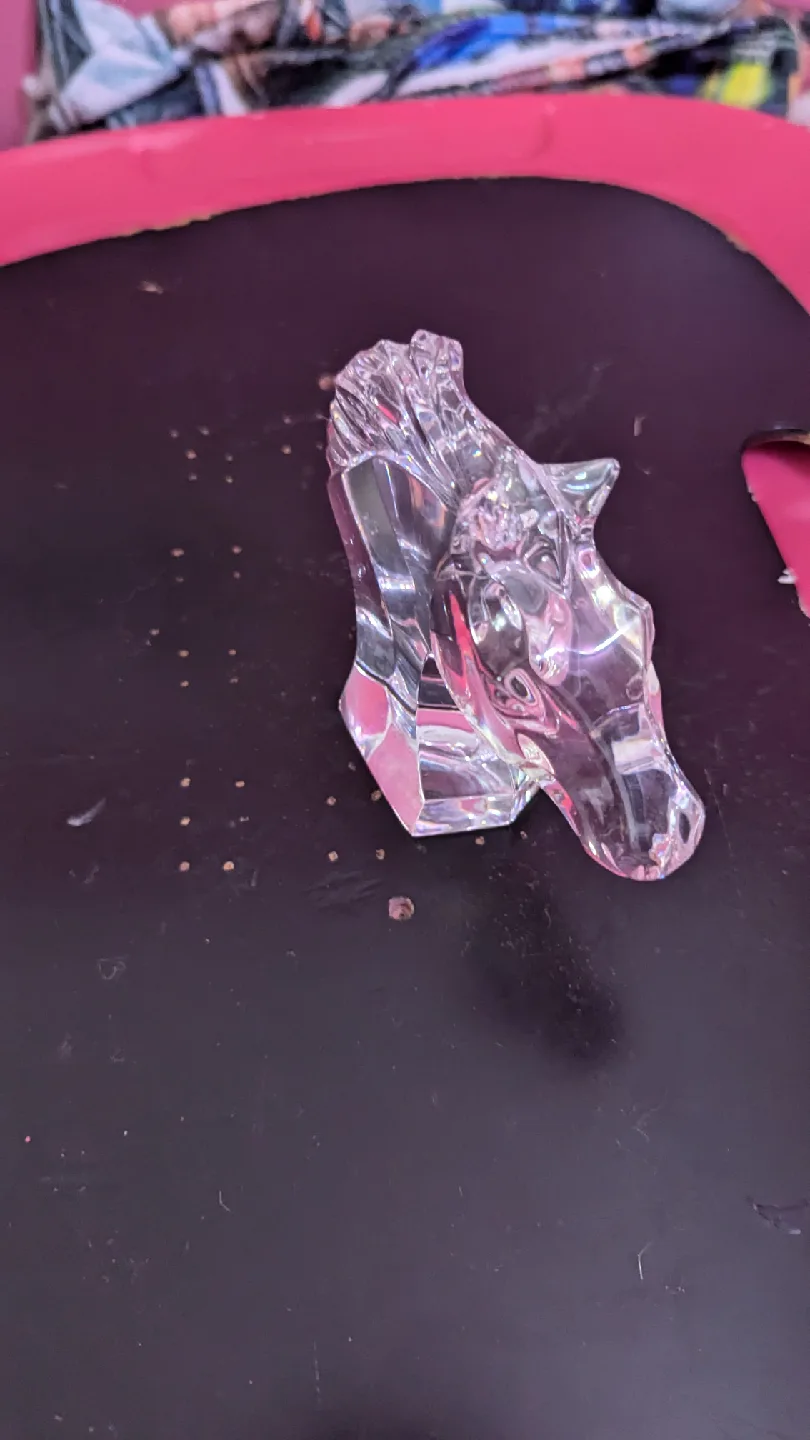Crystal Horse Head Figurine image indicator(2)