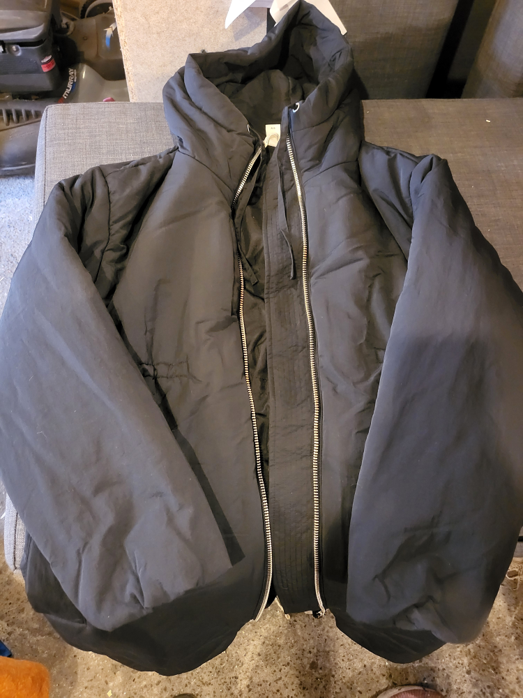 maternity puffer coat