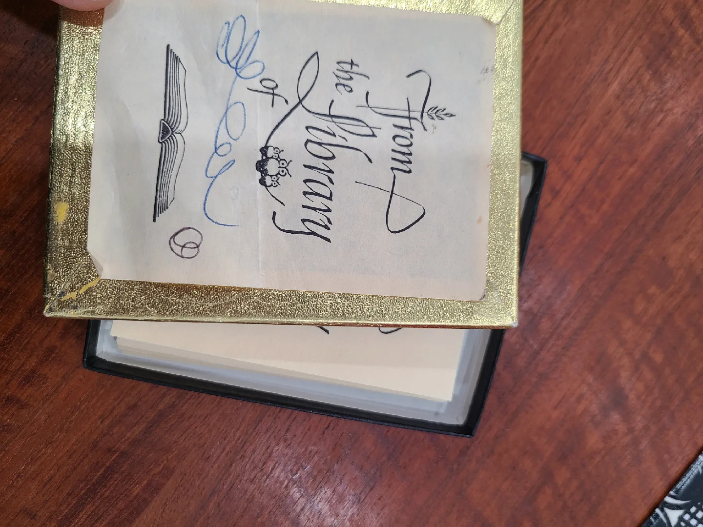 From the Library Of Embossed Cards with Box thumbnail