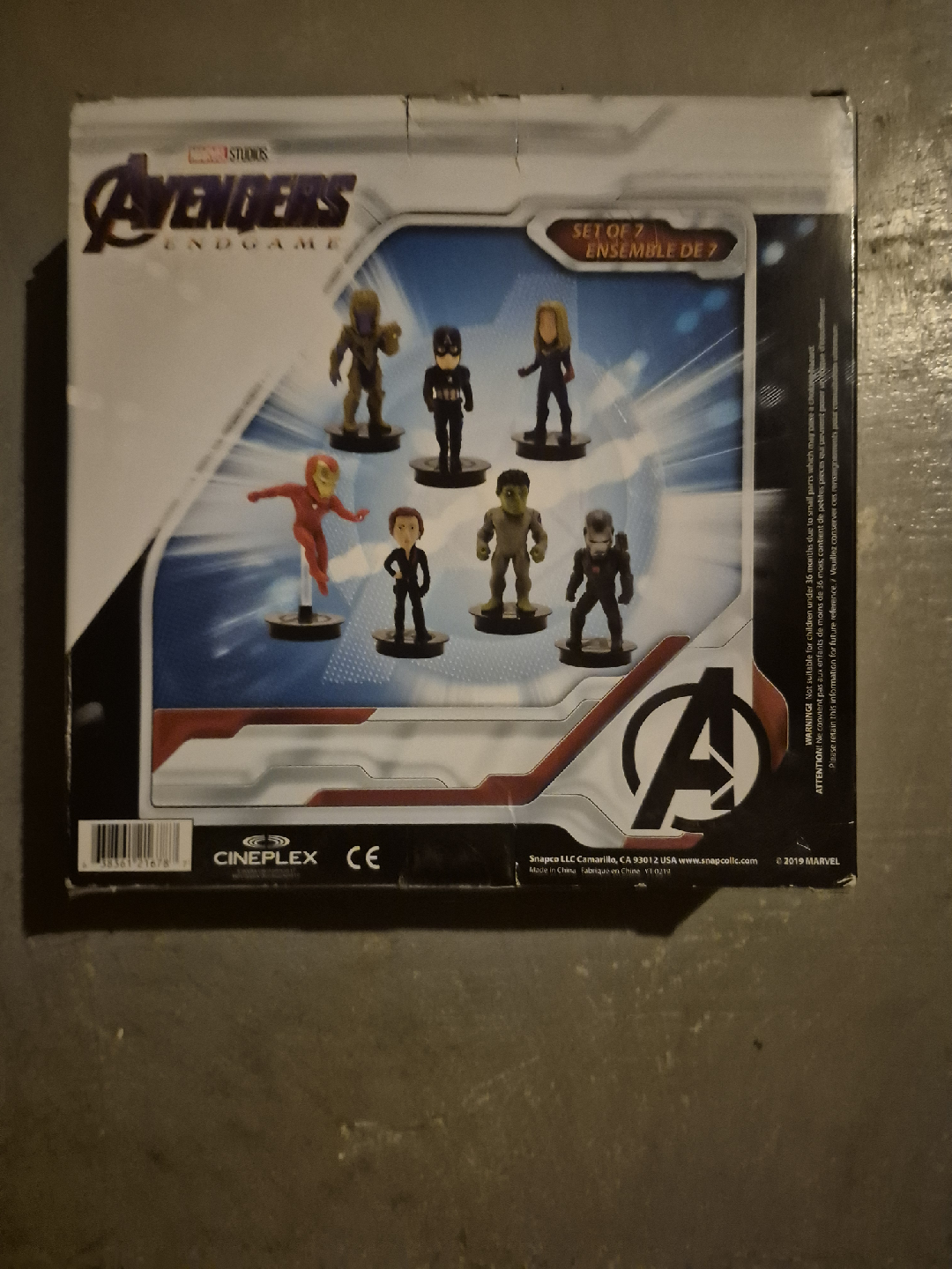 Avengers Endgame Cup Toppers - Set of 7 - photo 2
