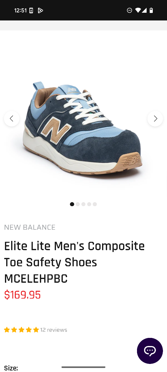 New Balance Men's Industrial Shoe - Size 9.5 Wide US - photo 5