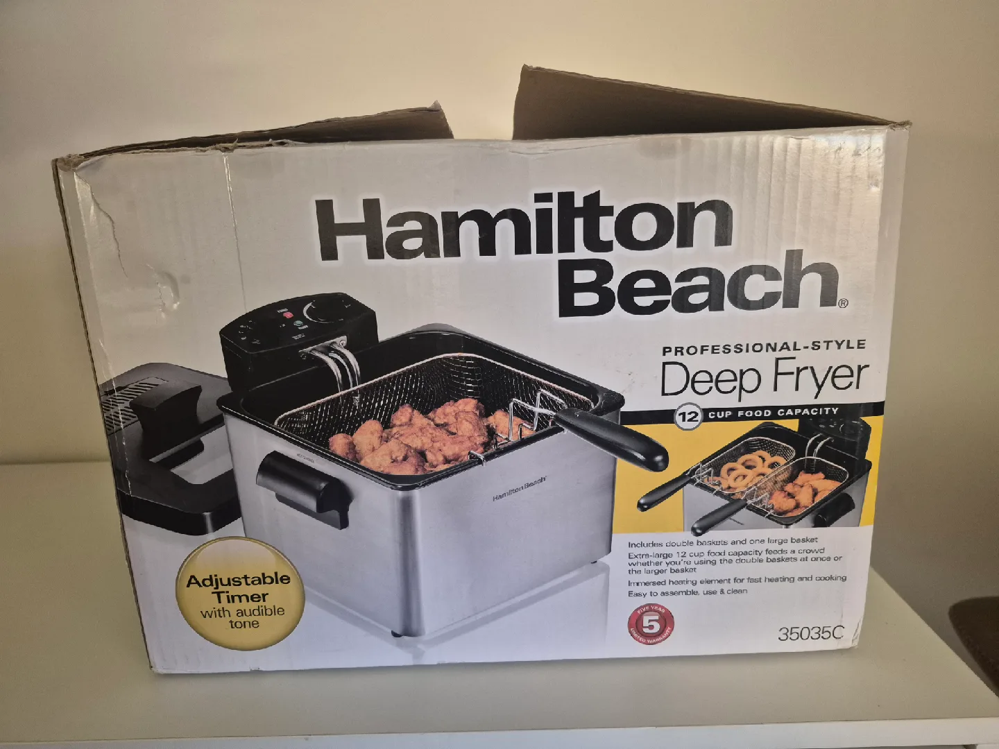 Hamilton Beach Deep Fryer - Like New! image indicator(3)