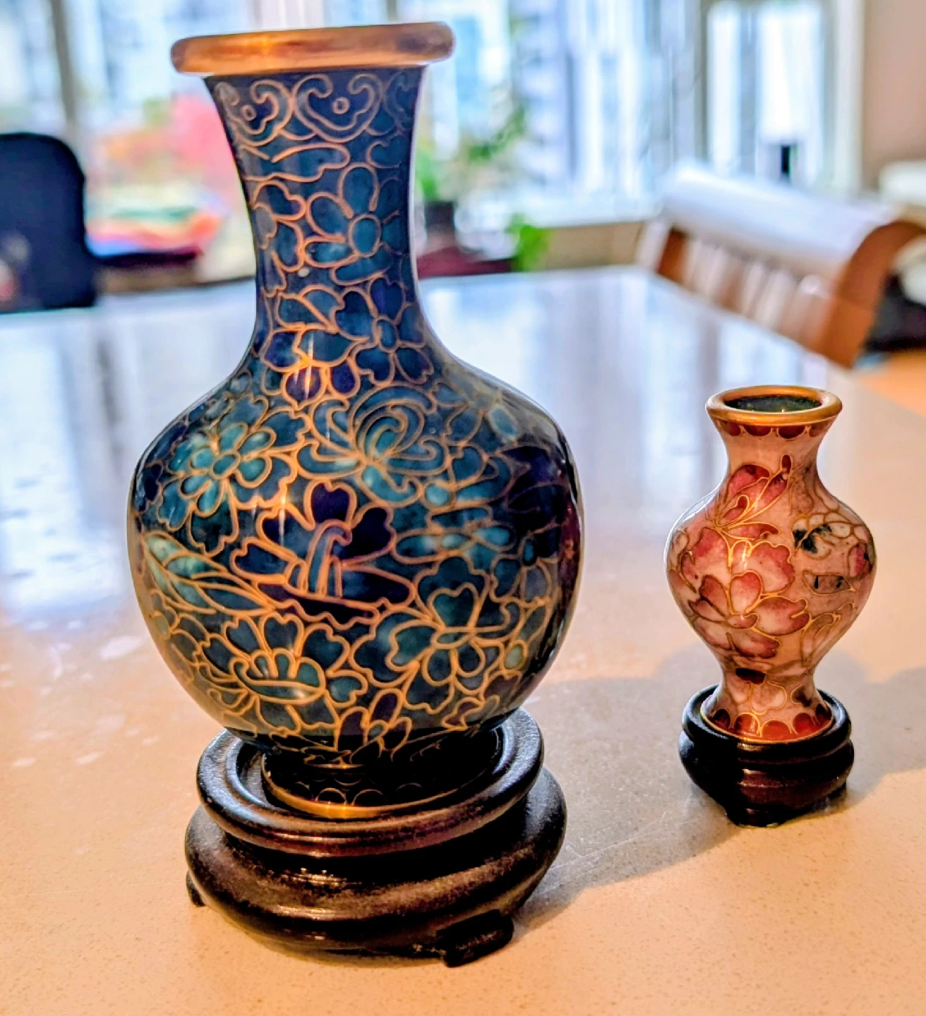 Cloisonné Vases - Set of 2 - photo 2