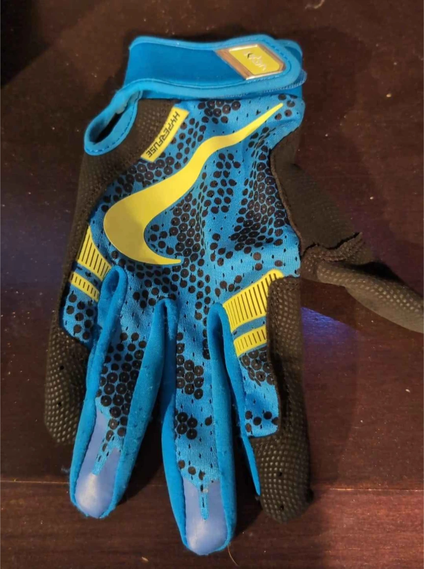 Nike Hyperfuse Baseball Glove - Blue & Black - photo 2