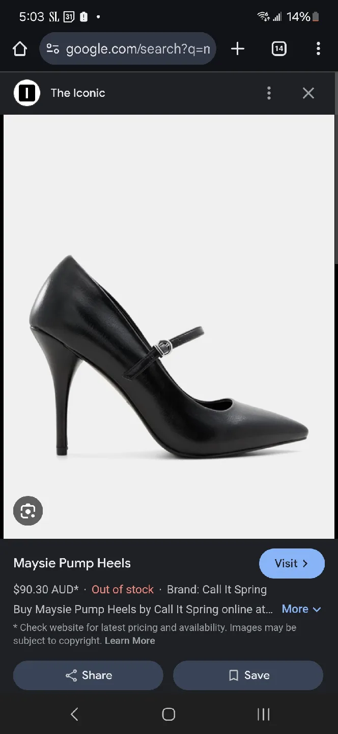 Call It Spring Maysie Pump Heels - Black image indicator(5)