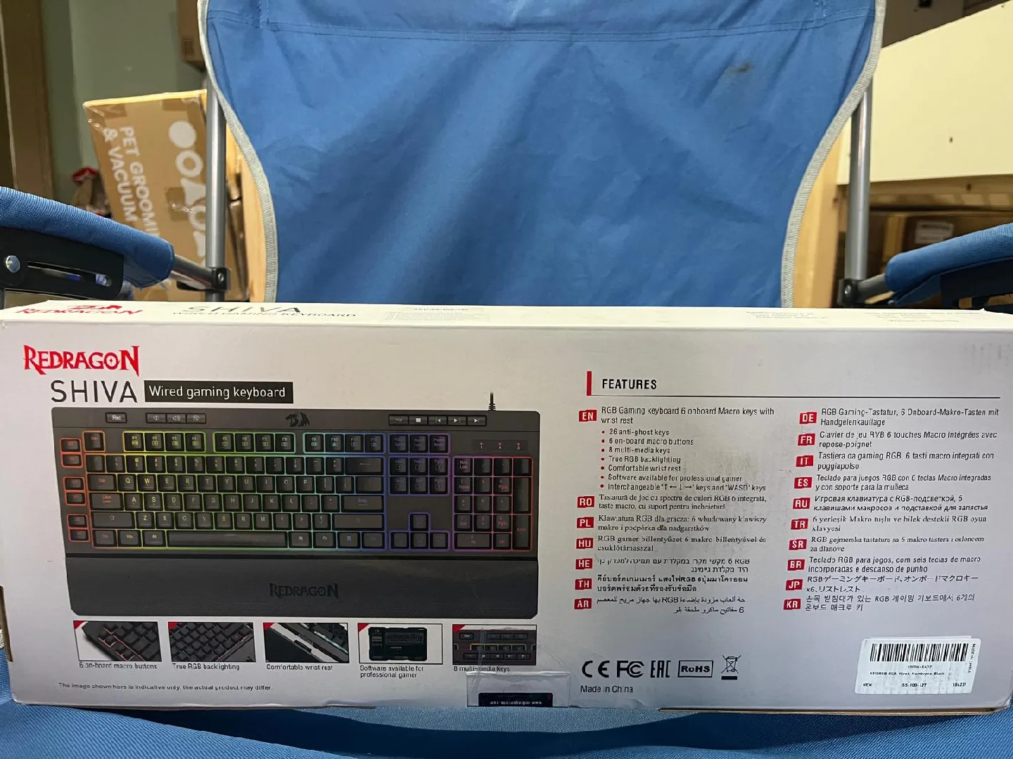 Redragon K512 Shiva RGB Gaming Keyboard - Like New! image indicator(4)